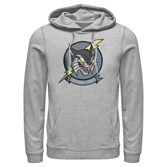 Men's Strange World Lightning Lynxes  Pull Over Hoodie Athletic Heather 2X Large