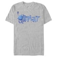thumbnail image 1 of Men's Strange World Splat Drip Logo Graphic Tee Athletic Heather 3X Large, 1 of 5