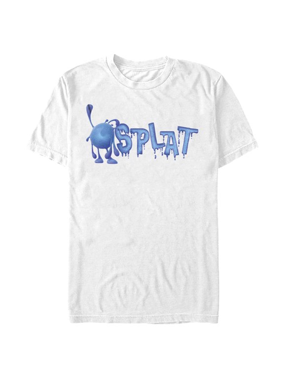 Men's Strange World Splat Drip Logo Graphic Tee White Large
