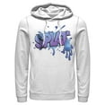 thumbnail image 1 of Men's Strange World Splat Logo Pull Over Hoodie White Medium, 1 of 4