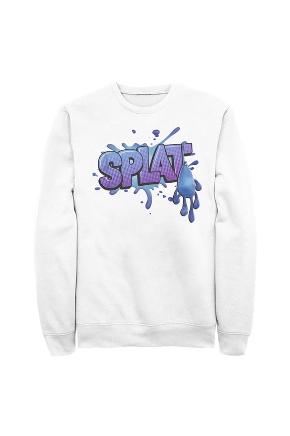 Men's Strange World Splat Logo Sweatshirt White Large