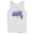 thumbnail image 1 of Men's Strange World Splat Logo Tank Top White 2X Large, 1 of 4