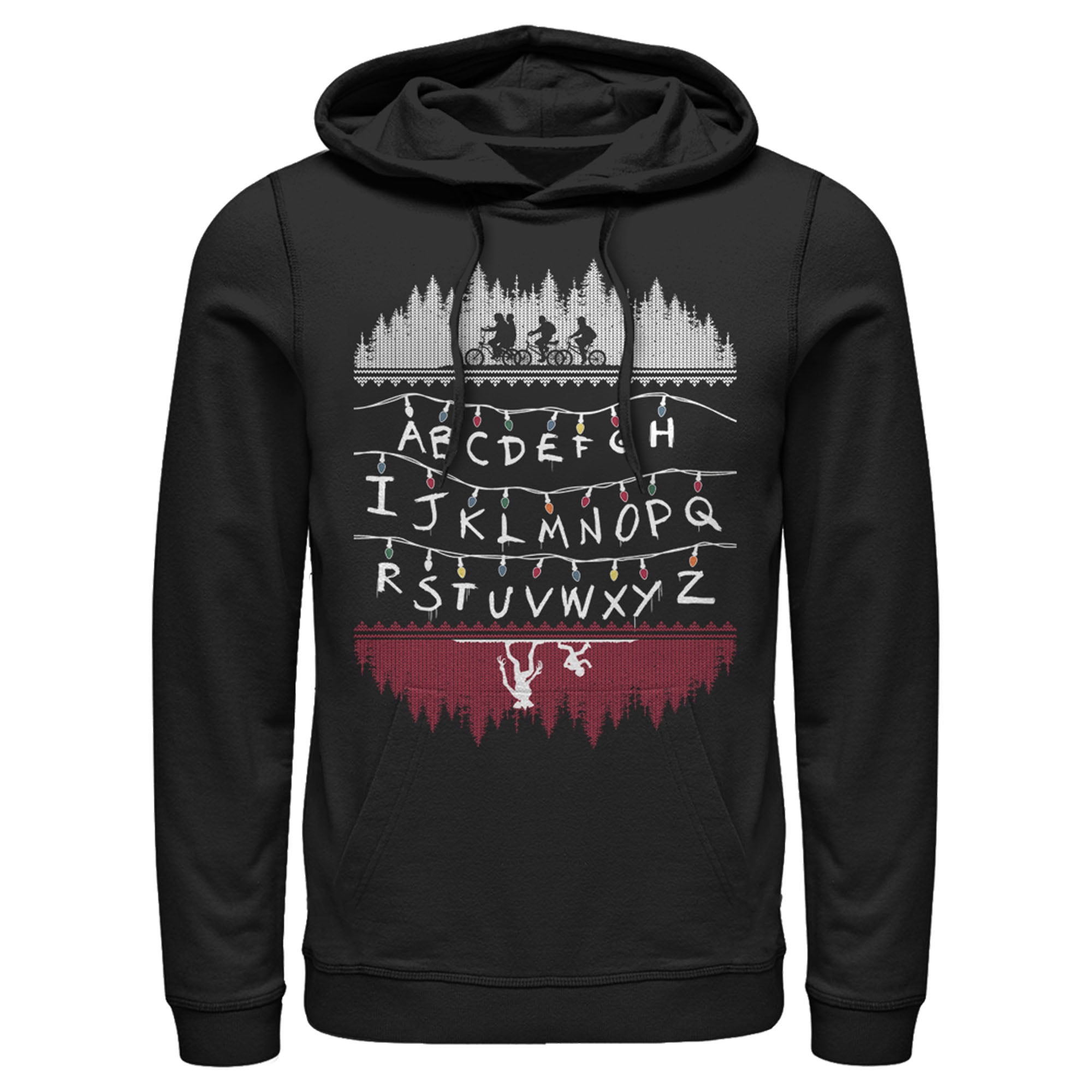 Stranger things cheap alphabet hoodie