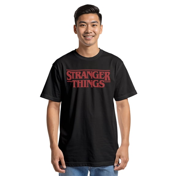 Netflix Men's Stranger Things Bold Logo Graphic T-Shirt