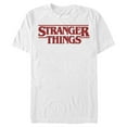 thumbnail image 1 of Netflix Men's Stranger Things Bold Logo Graphic T-Shirt, 1 of 4
