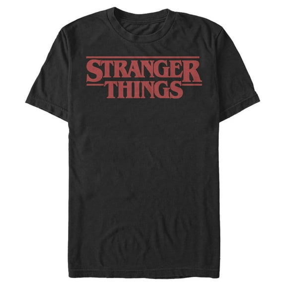 Netflix Men's Stranger Things Bold Logo Graphic T-Shirt