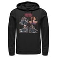 thumbnail image 1 of Netflix Men's Stranger Things Character Squares Pull Over Hoodie Black X Large, 1 of 4