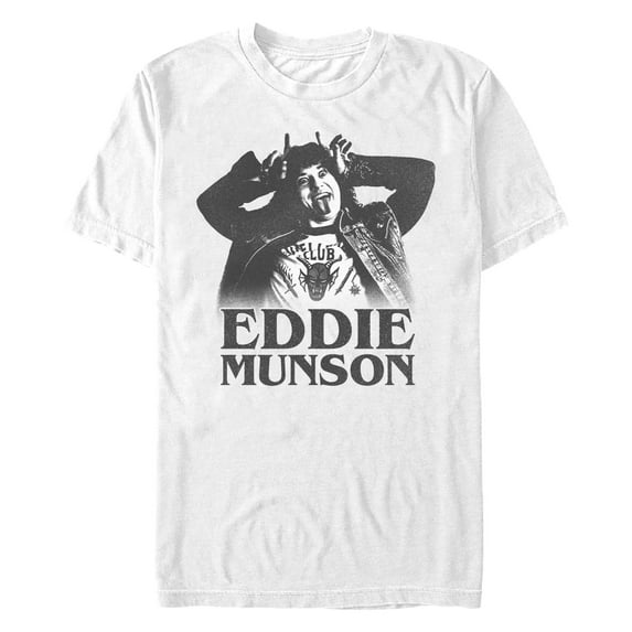 Netflix Men's Stranger Things Crazy Eddie Graphic T-Shirt