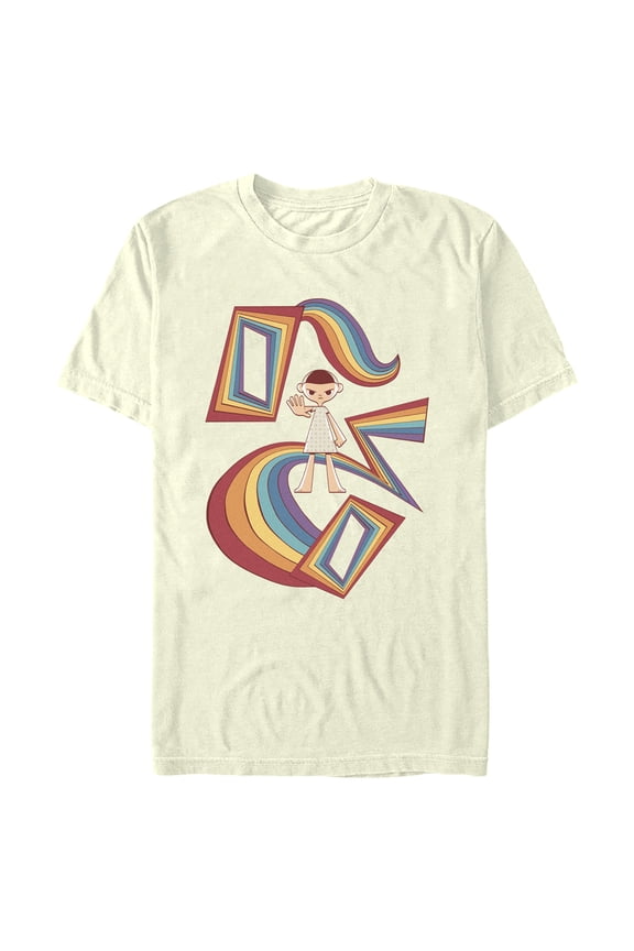 Netflix Men's Stranger Things Eleven Power of the Rainbow Graphic T-Shirt