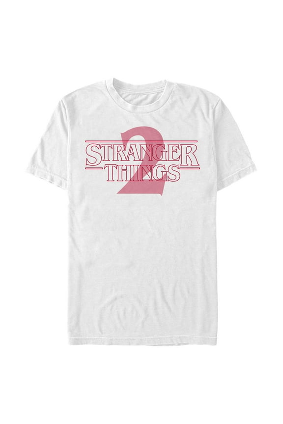 Netflix Men's Stranger Things Faded Logo Graphic T-Shirt