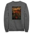 thumbnail image 1 of Netflix Men's Stranger Things Four Friends Rift Apocalypse Poster Sweatshirt Charcoal Heather 3X Large, 1 of 4