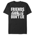 thumbnail image 1 of Netflix Men's Stranger Things Friends Don't Lie Character Pose Graphic T-Shirt, 1 of 4