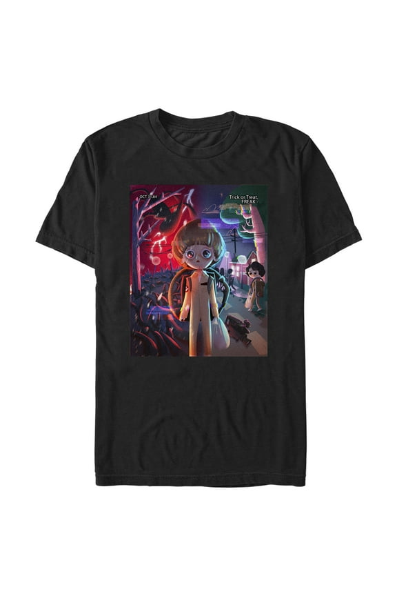 Netflix Men's Stranger Things Ghostbuster Will and Mike Graphic T-Shirt