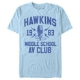 thumbnail image 1 of Netflix Men's Stranger Things Hawkins AV Club 1983 Graphic T-Shirt, 1 of 4