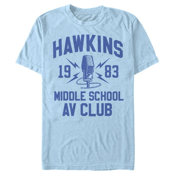 Netflix Men's Stranger Things Hawkins AV Club 1983 Graphic T-Shirt