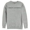 thumbnail image 1 of Netflix Men's Stranger Things Hawkins Electronics Logo Sweatshirt Athletic Heather Small, 1 of 3