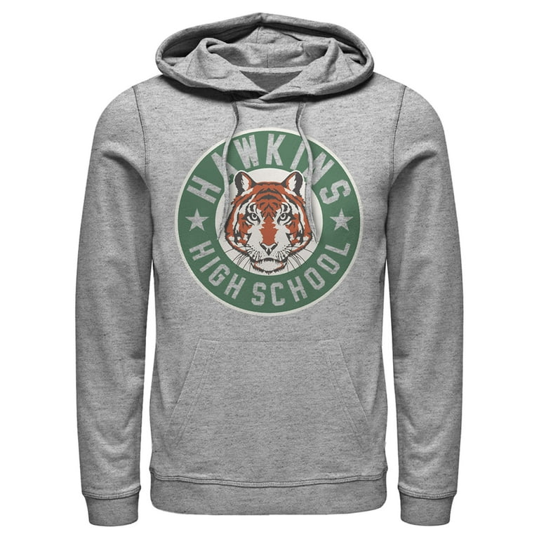 Men's Stranger Things Hawkins High School Tiger Mascot Pull Over