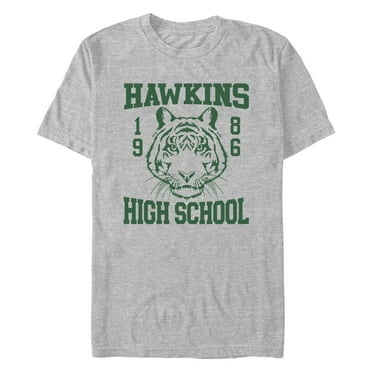 Men's Stranger Things Hawkins High School Tigers 1986 Costume  Graphic T-Shirt