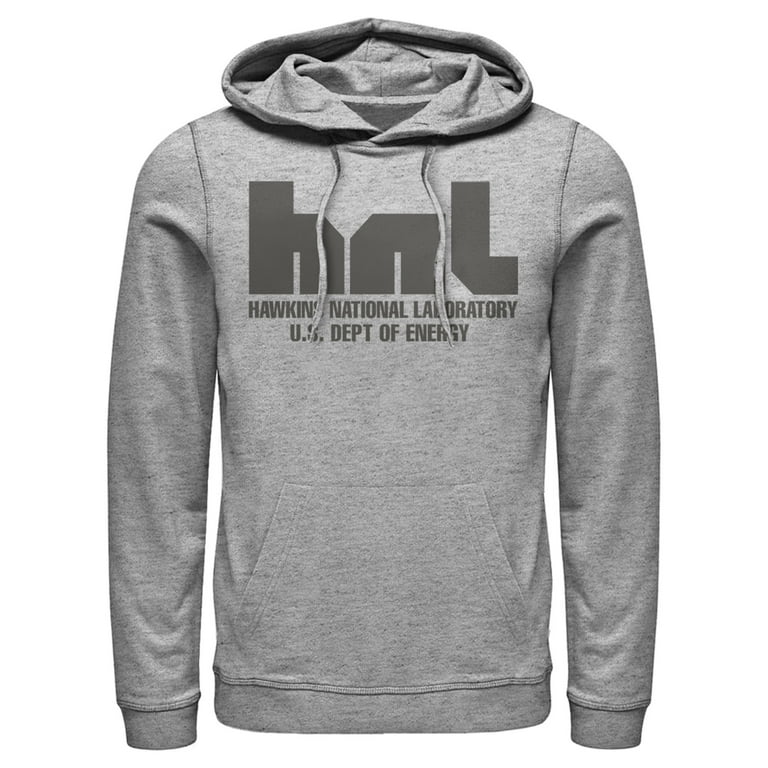 Men s Stranger Things Hawkins National Lab Logo Pull Over Hoodie Athletic Heather 2X Large Walmart