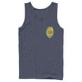 thumbnail image 1 of Netflix Men's Stranger Things Hawkins Police Badge Costume Tank Top Navy Blue Medium, 1 of 3