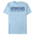 thumbnail image 1 of Netflix Men's Stranger Things Hawkins Power and Light Logo Graphic T-Shirt, 1 of 3