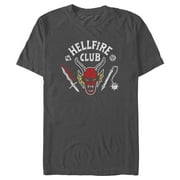 Netflix Men's Stranger Things Hellfire Club Costume Graphic T-Shirt