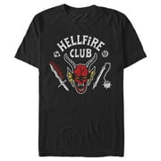 Netflix Men's Stranger Things Hellfire Club Costume Graphic T-Shirt