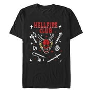 Netflix Men's Stranger Things Hellfire Club Icon Graphic T-Shirt