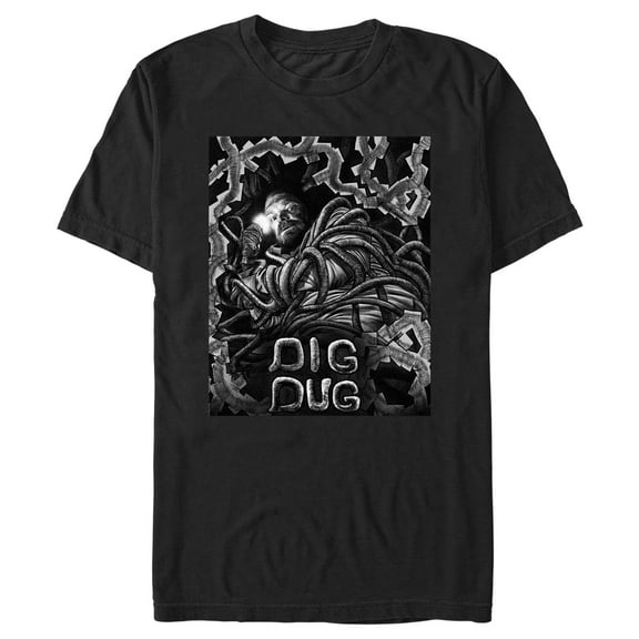 Netflix Men's Stranger Things Jim Hopper Tangled Graphic T-Shirt