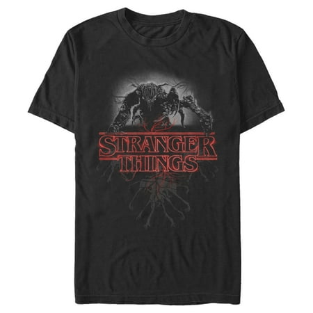 Netflix Men's Stranger Things Mind Flayer Logo Glow Graphic T-Shirt