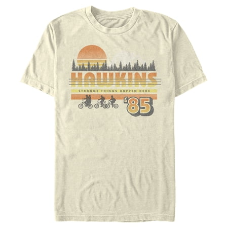 Netflix Men's Stranger Things Retro Hawkins Bikers Graphic T-Shirt