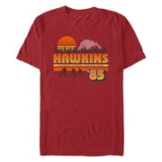 Netflix Men's Stranger Things Retro Hawkins Bikers Graphic T-Shirt
