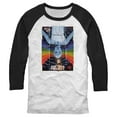 thumbnail image 1 of Netflix Men's Stranger Things Retro Nina Project Poster Baseball Graphic T-Shirt, 1 of 3