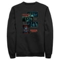 thumbnail image 1 of Netflix Men's Stranger Things Scenes Collage War Is Coming To Hawkins Sweatshirt Black 3X Large, 1 of 4