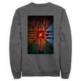 thumbnail image 1 of Netflix Men's Stranger Things The Rift Has Many DiNetflix Men'sions Poster Sweatshirt Charcoal Heather 3X Large, 1 of 4