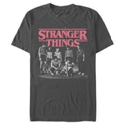 Netflix Men's Stranger Things Title Logo Faded Graphic T-Shirt