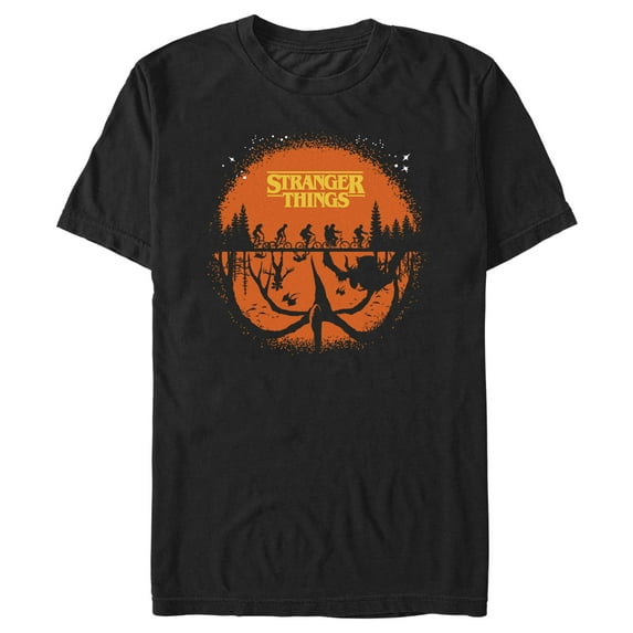 Netflix Men's Stranger Things Two Planes Collide Graphic T-Shirt