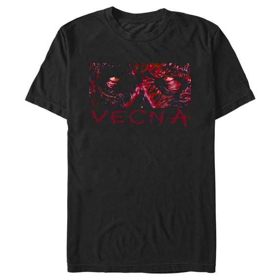 Netflix Men's Stranger Things Vecna Dark Stare Eye Shot Graphic T-Shirt