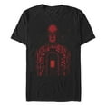 thumbnail image 1 of Netflix Men's Stranger Things Vecna Haunted House Stained Glass Door Graphic T-Shirt, 1 of 5