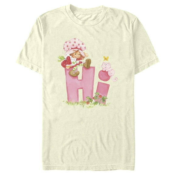 Men's Strawberry Shortcake Hi Friends  Graphic T-Shirt