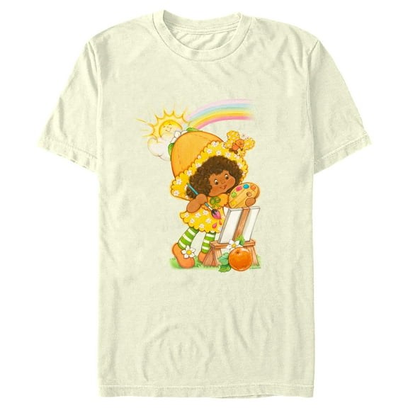 Men's Strawberry Shortcake Orange Painter  Graphic T-Shirt
