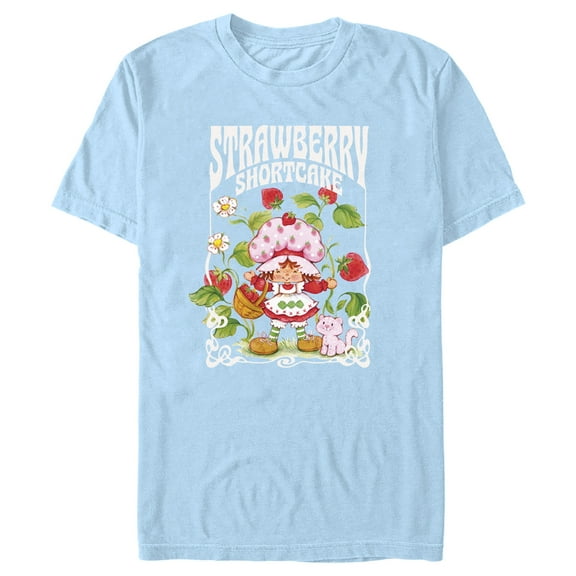 Men's Strawberry Shortcake Ornate Frame  Graphic T-Shirt