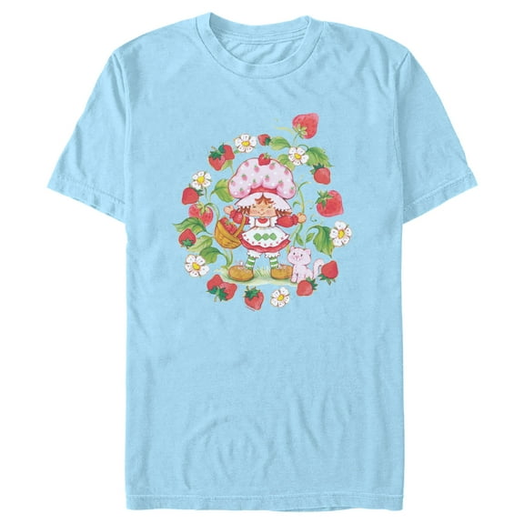 Men's Strawberry Shortcake Strawberry Decor Graphic T-Shirt