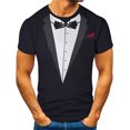 thumbnail image 1 of Men's Street Fashion Casual Suit - Round Neck Short Sleeve T-Shirt, 1 of 3