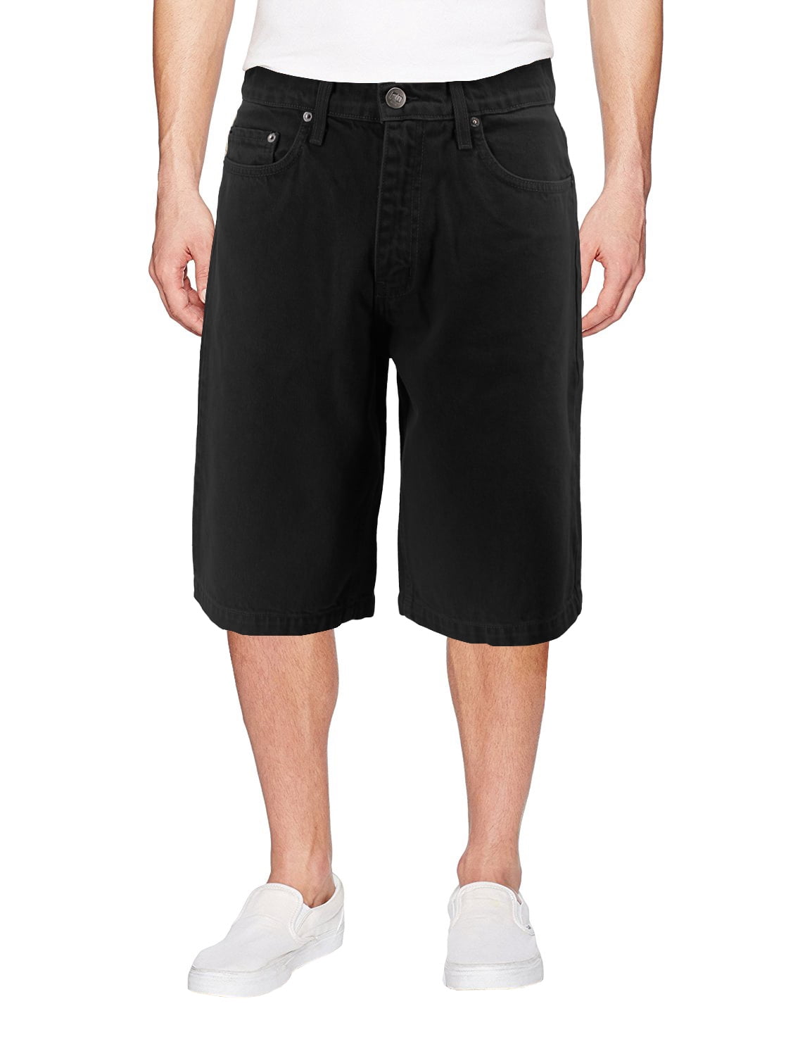 Men's Streetwear Baggy Fit Denim Jorts Premium Cotton Jean Shorts