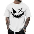 thumbnail image 1 of Men’s Streetwear Hip Hop Hipster Crewneck Tshirts Loose Fit Casual Summer Short Sleeve T-Shirts, 1 of 3