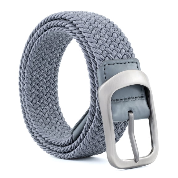 Men's Stretch Braided Golf Belt, 1 3/8 Inch Casual Sports Golf Belt for Men Snug Fit
