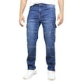 thumbnail image 1 of Men's Stretch Cargo Pocket Jeans - Classic Denim Look with Flexibility & Comfort (Sizes: 30-42), 1 of 6