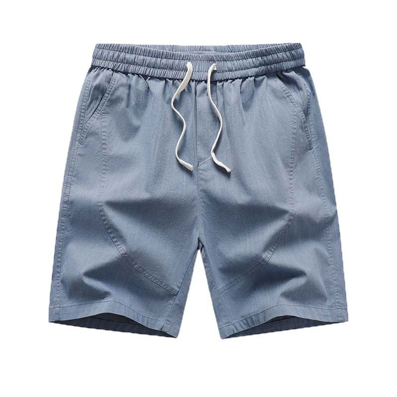 Men's Stretch Chino Short Blue Jean Shorts Men Mens Flex Shorts Mens