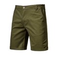 thumbnail image 1 of Men's Stretch Chino Short Slim Fit Flat Front Shorts Summer Cotton Casual Shorts with Pocket, 1 of 3